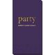 Big Word Party Guest Towels Image 2 of 3